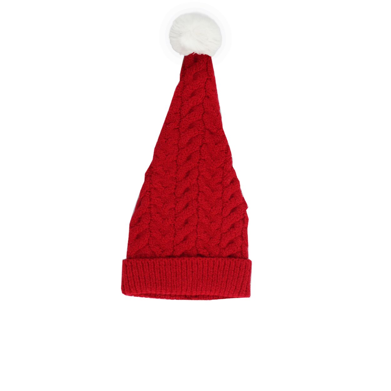 Noel Baba Nakışlı Kırmızı Örme Bebek Tulum & Bere Seti - Noel Bebek Hediye Kutusu içinde