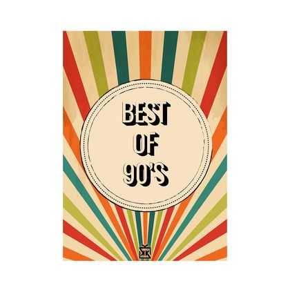 Best Of 90's  Motto Kartı