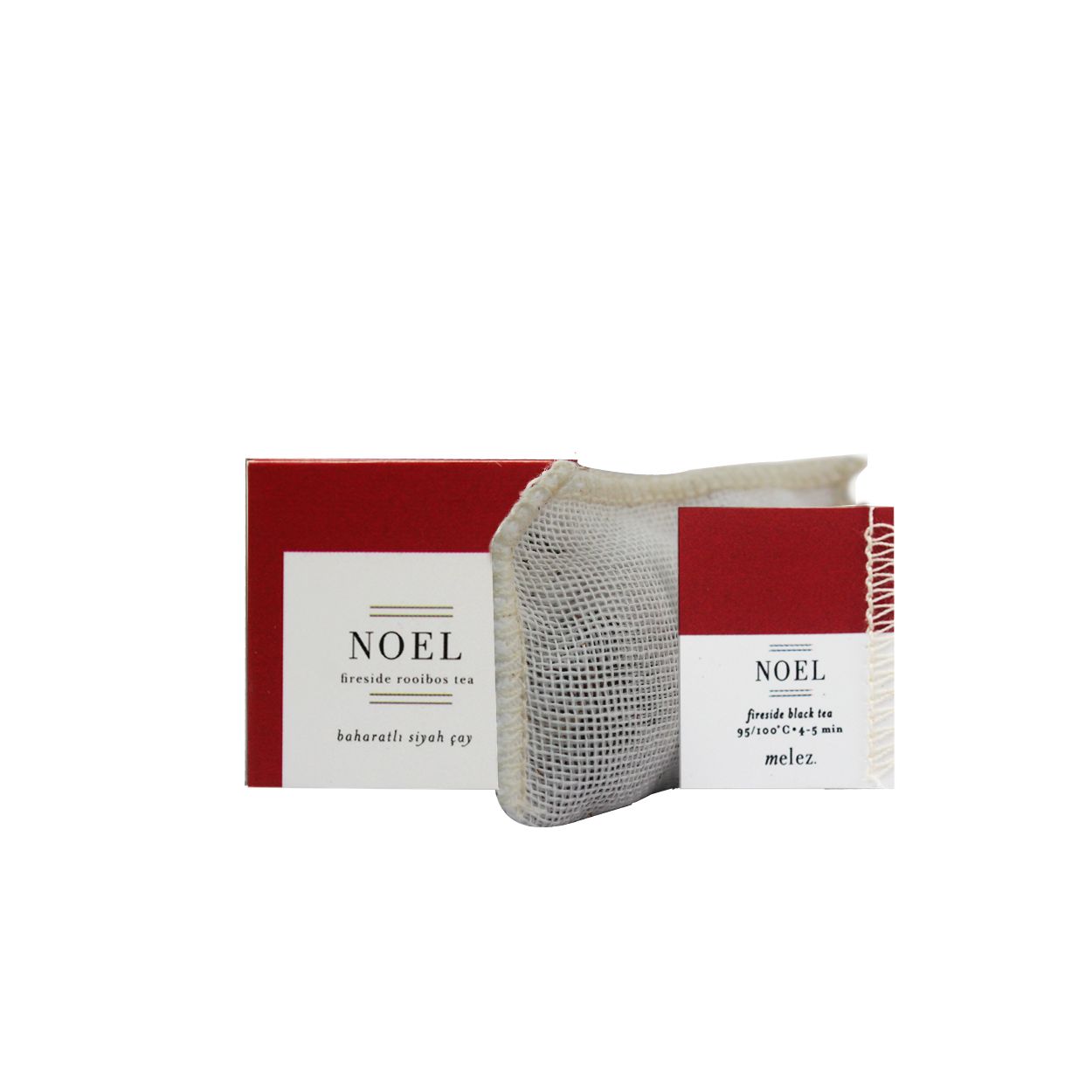 Melez Tea "Noel" Aromalı Bitki Çayı - Çam Kokusu Yılbaşı Hediye Kutusu içinde