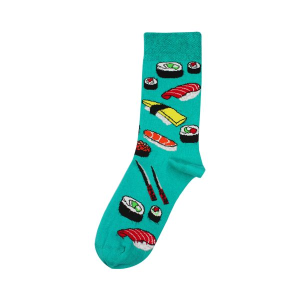 Sushi Baskılı Renkli Unisex Çorap - ÇORAPLAR