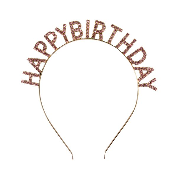 Taşlı Happy Birthday Taç - AKSESUARLAR