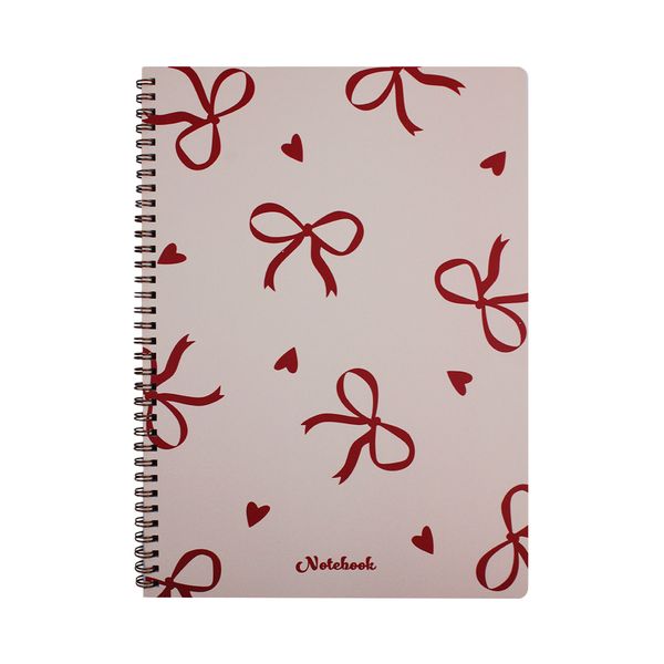 Kurdele Tasarımlı A4 Spiralli Defter - DEFTERLER