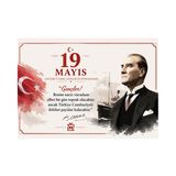 19 Mayıs Gençlik Bayramı Motto Kartı
