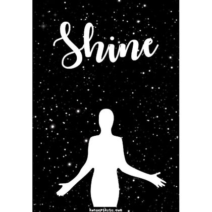 Shine Motto Kartı