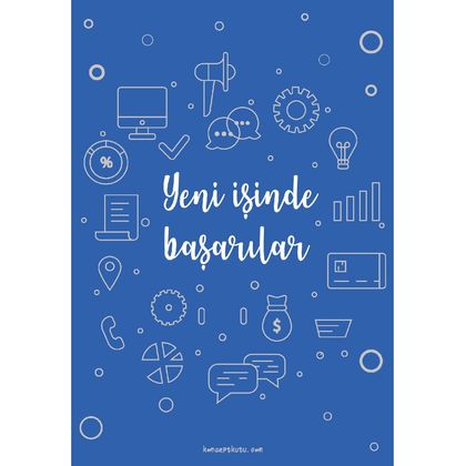 Yeni İşinde Başarılar-3 Motto Kartı 