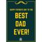 "To The Best Dad Ever!" Motto Kartı - MOTTO KARTLARI