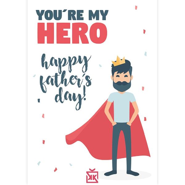 "You're My Hero" Motto Kartı - MOTTO KARTLARI