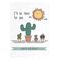 Happy Birthday Cactus Motto Kartı - MOTTO KARTLARI