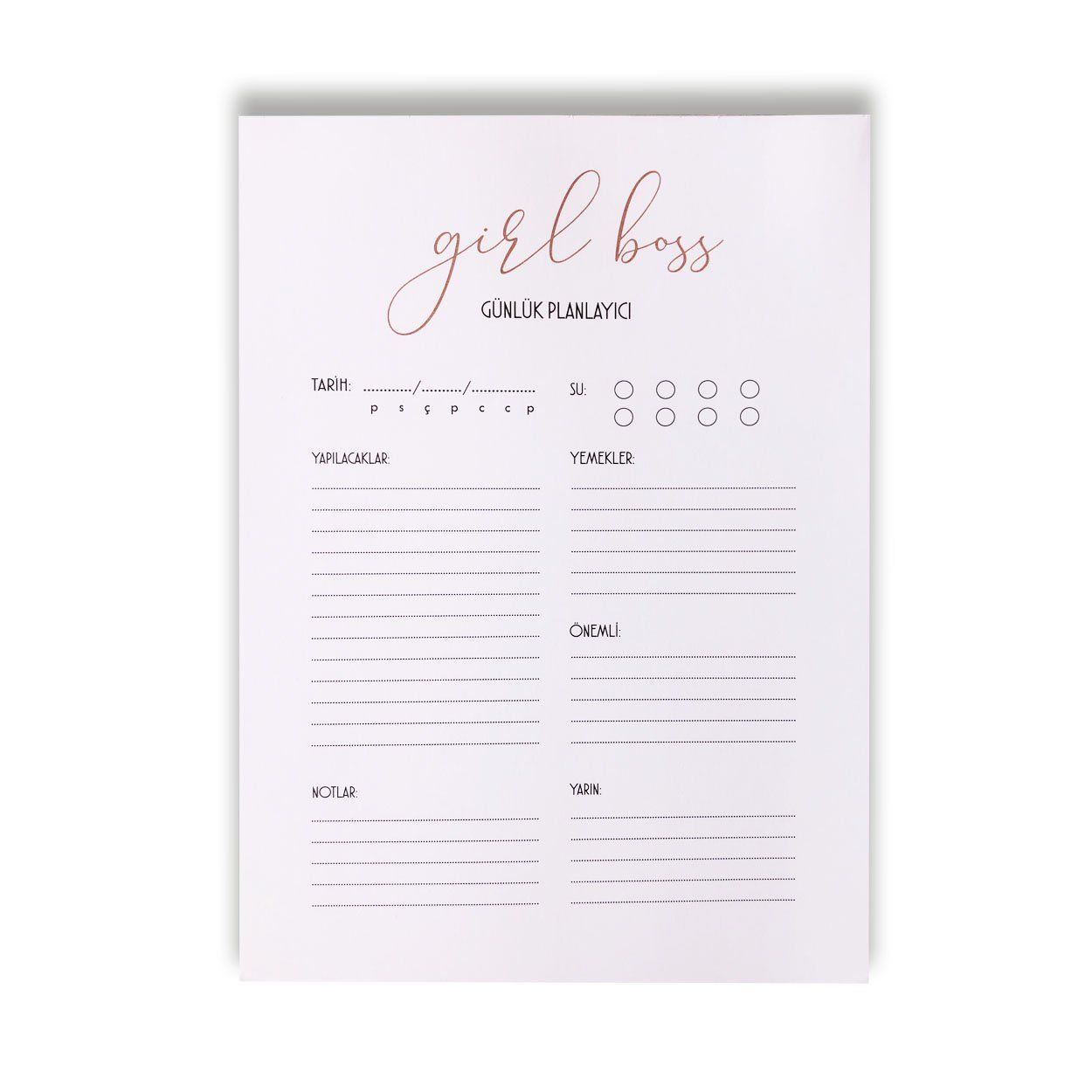 Girl Boss Günlük A5 Planlayıcı  - Fri-yay Hediye Kutusu içinde