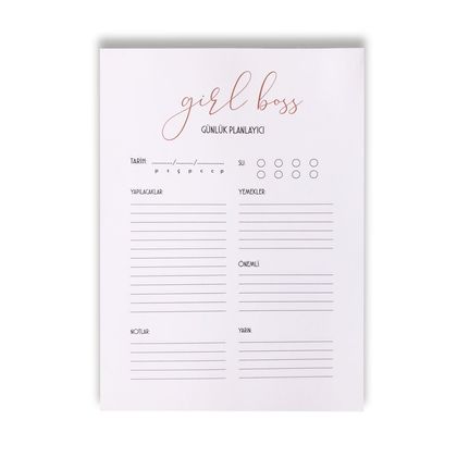 Girl Boss Günlük A5 Planlayıcı 
