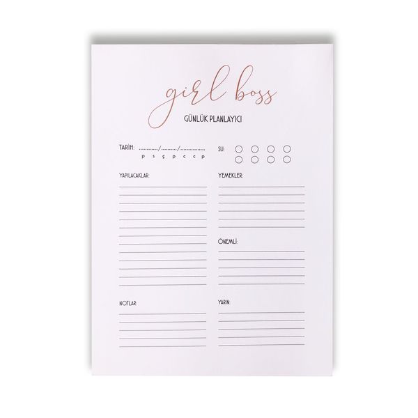 Girl Boss Günlük A5 Planlayıcı  - DEFTERLER