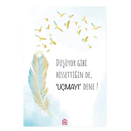 "Uçmayı Dene!" Motto Kartı 