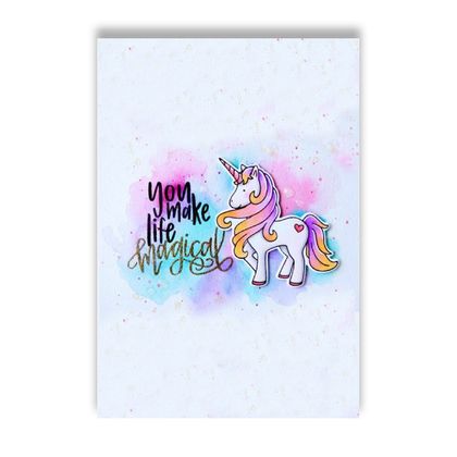 You Make Life Magical Motto Kartı