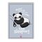Keep Sleeping Panda Motto Kartı - MOTTO KARTLARI