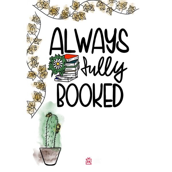 Always Fully Booked Motto Kartı - MOTTO KARTLARI
