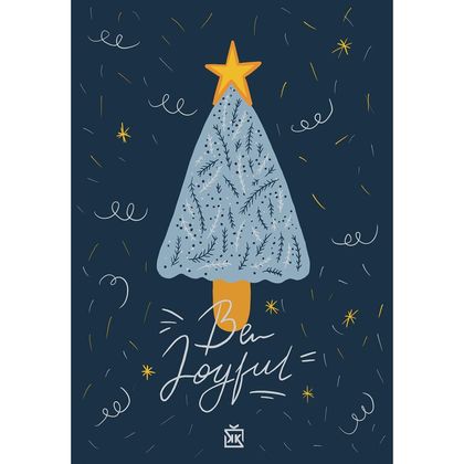 Be Joyful XMas Motto Kartı