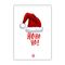 Ho Ho Ho Motto Kartı - Ho Ho Hoo Yeni Yıl Hediye Kutusu içinde