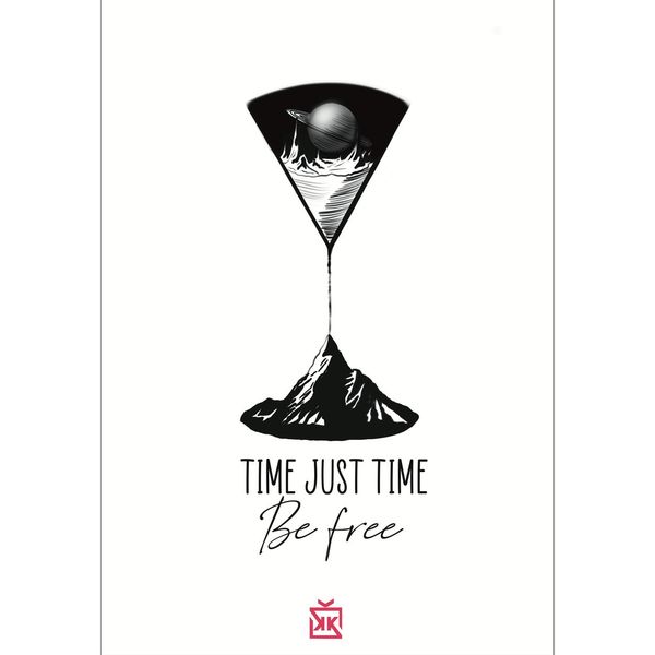 Time Just Time Motto Kartı - MOTTO KARTLARI