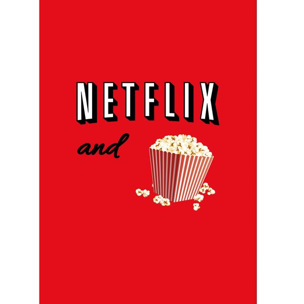 Netflix and Chill Motto Kartı - MOTTO KARTLARI