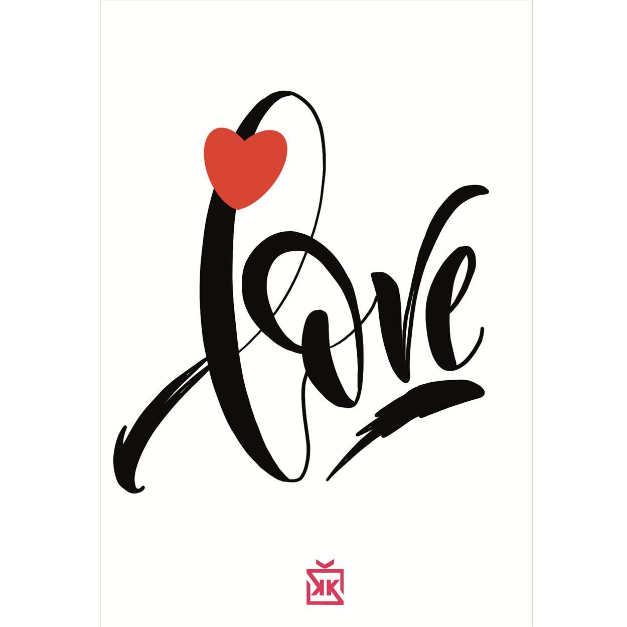 Love Motto Kartı - Red Light Hediye Kutusu içinde