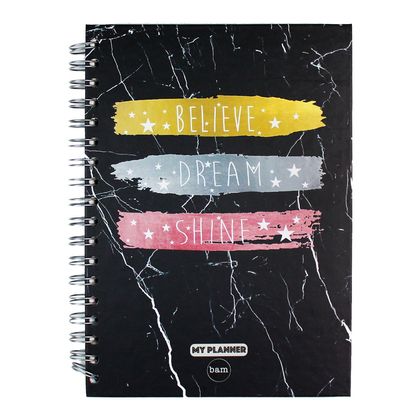 Believe- Dream- Shine A5 Defter