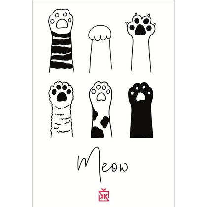 Meow Motto Kartı
