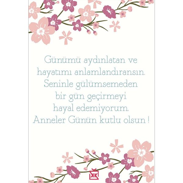 Canım Annem Motto Kartı - MOTTO KARTLARI