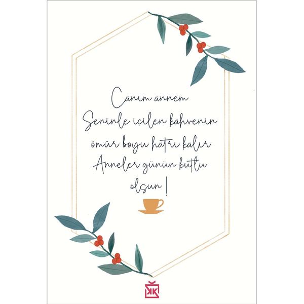 Biricik Anneciğim Motto Kartı - MOTTO KARTLARI