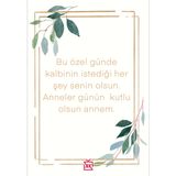 Anneler Günü Motto Kartı