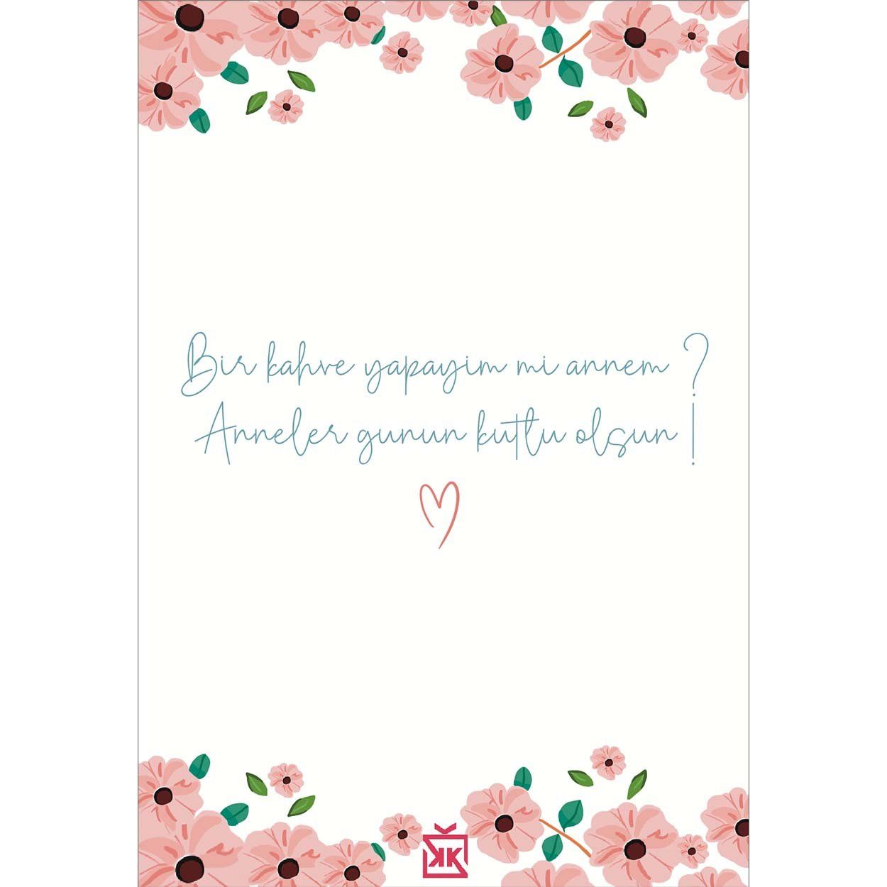 Anneciğimle Kahve Keyfi Motto Kartı - Pembe Şıklığı Anneler Günü Hediye Kutusu içinde
